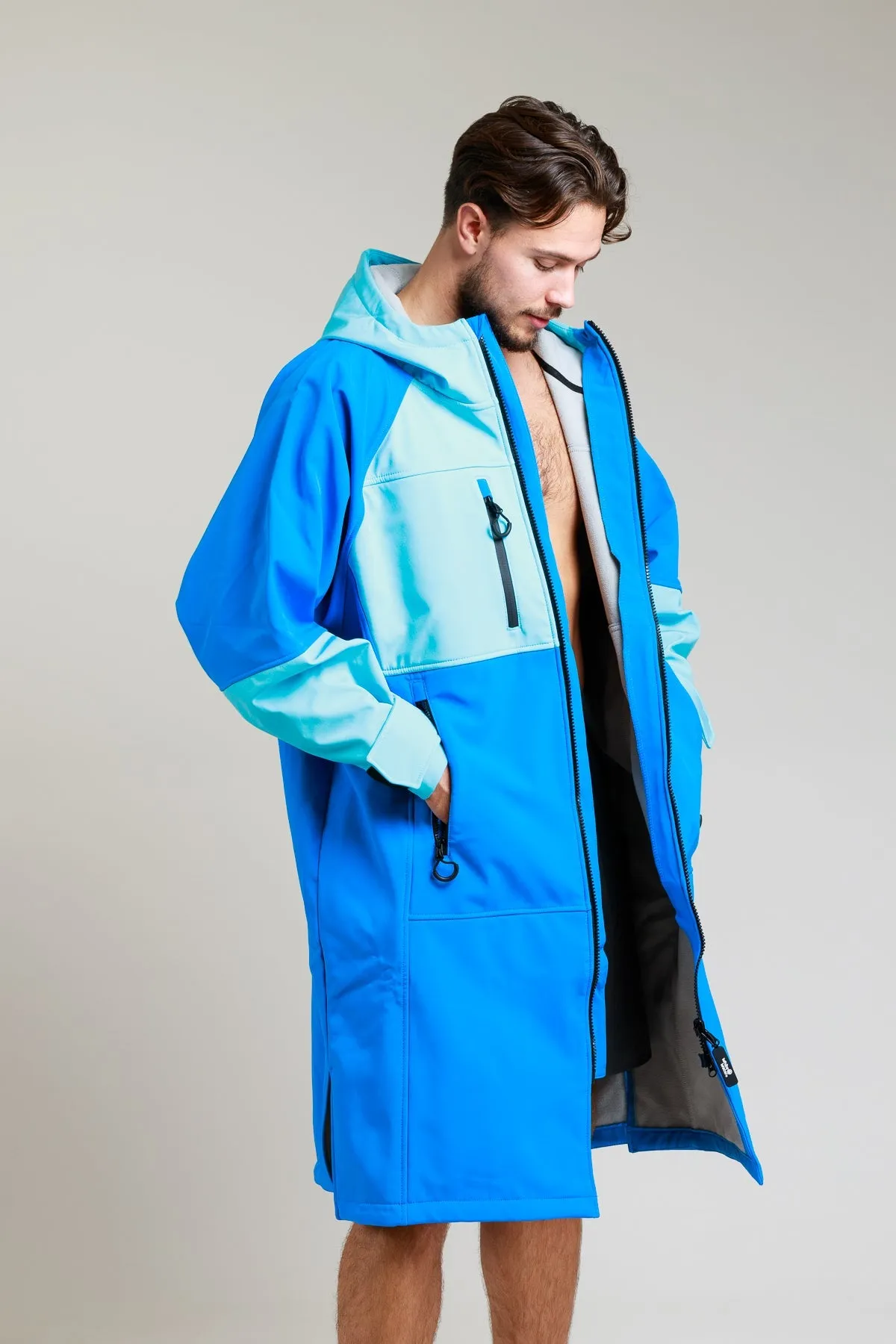 Adults Soft Shell Robe - Cobalt Blue