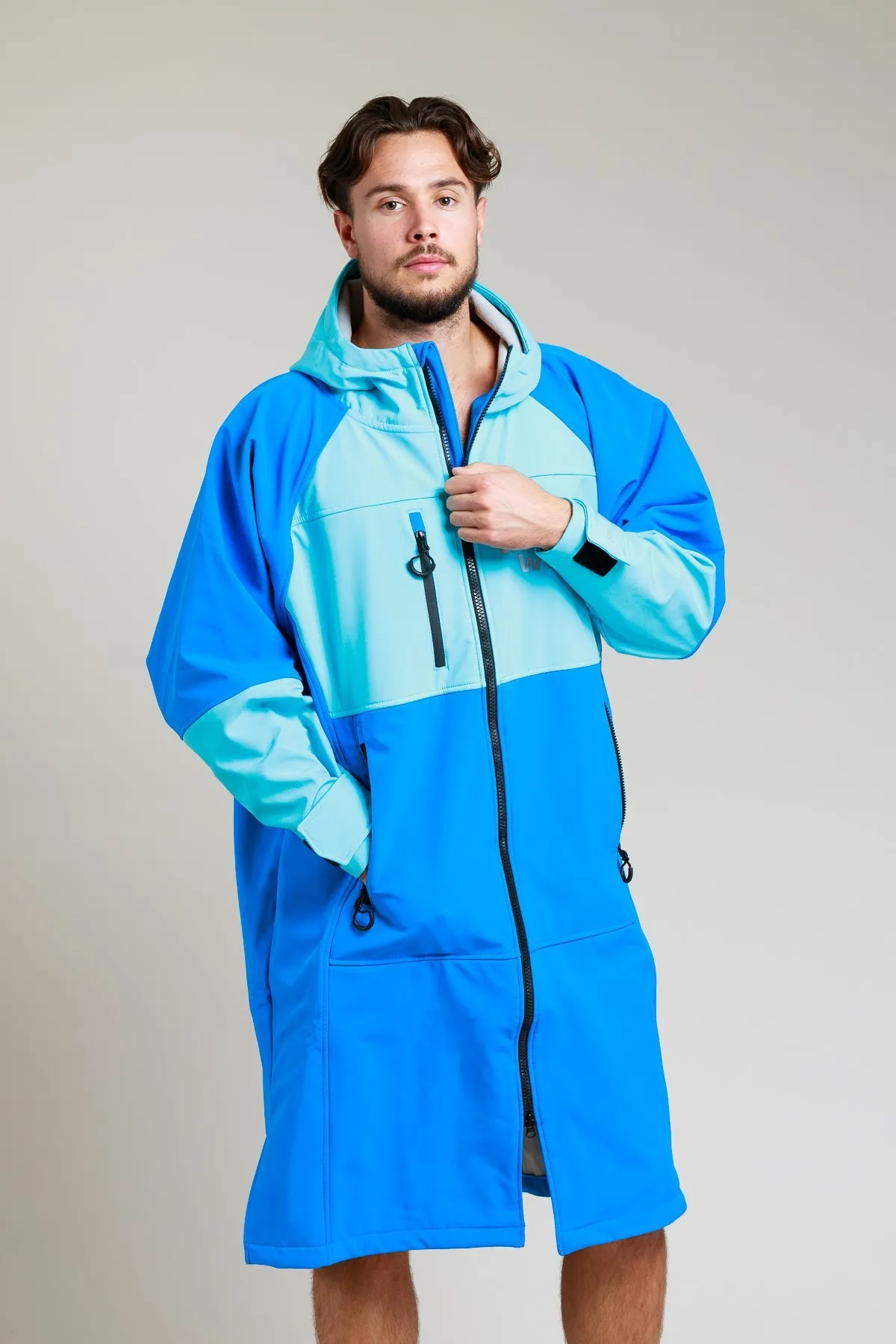 Adults Soft Shell Robe - Cobalt Blue