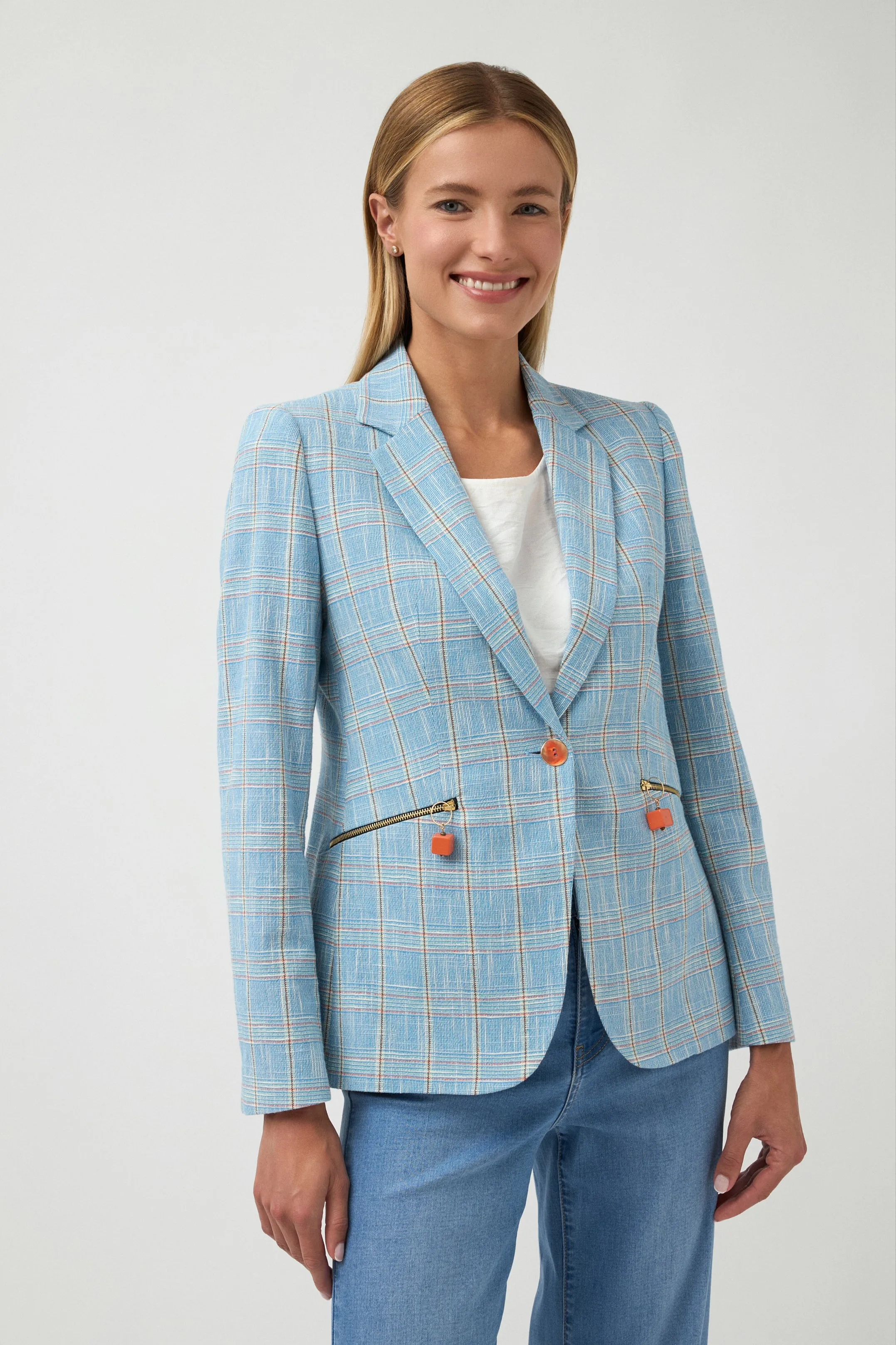 Ajuy Blazer - Light Blue