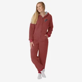 Atlanta Falcons Womens Sherpa One Piece Pajamas