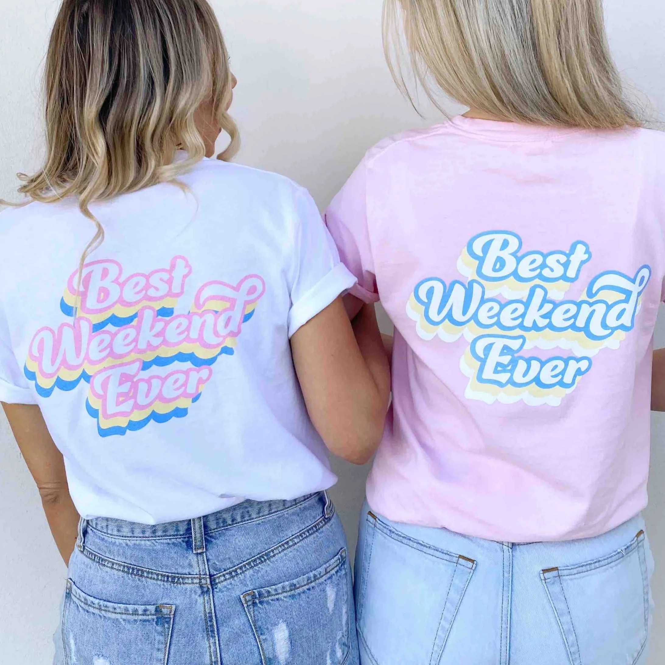 Best Weekend Ever Pocket Tees