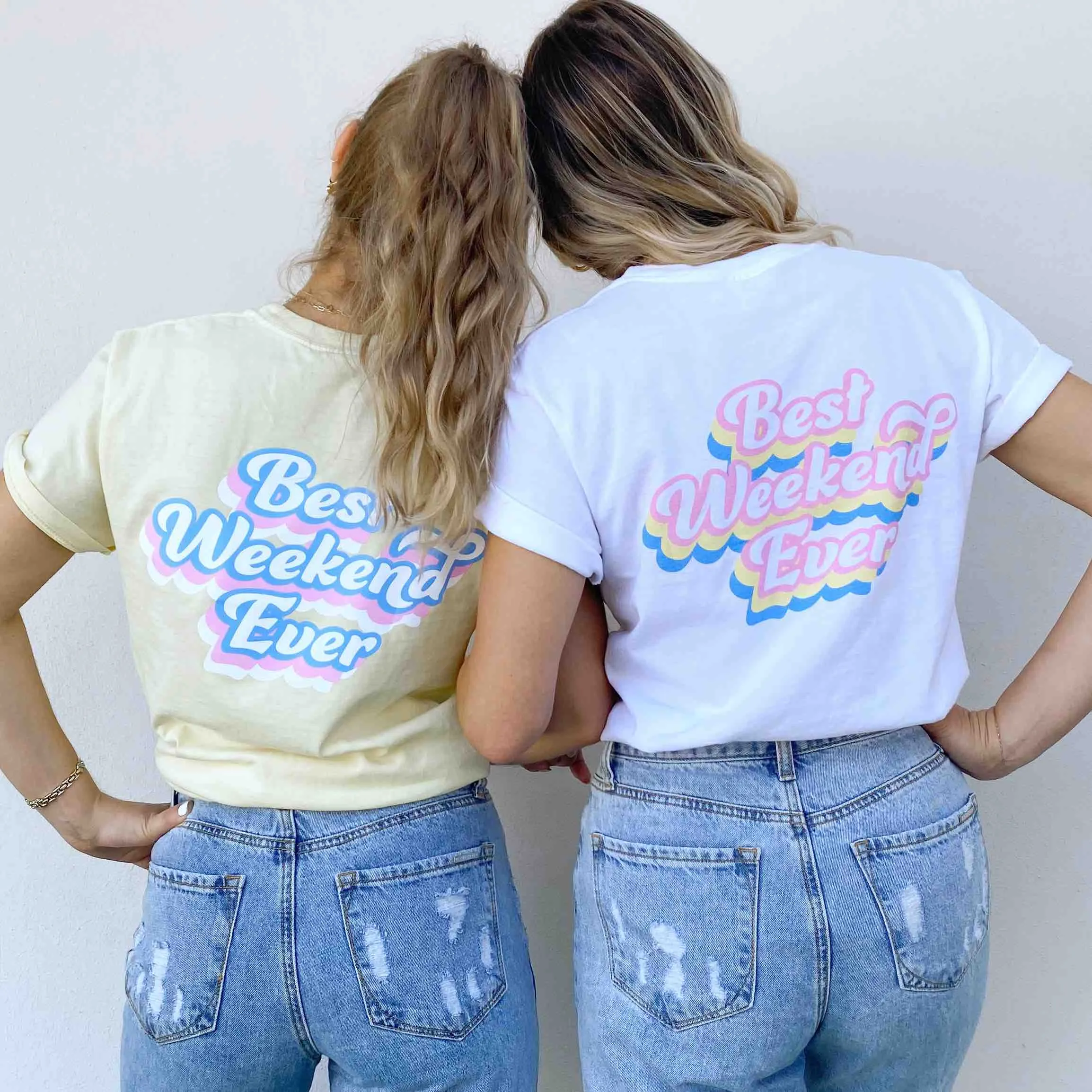 Best Weekend Ever Pocket Tees