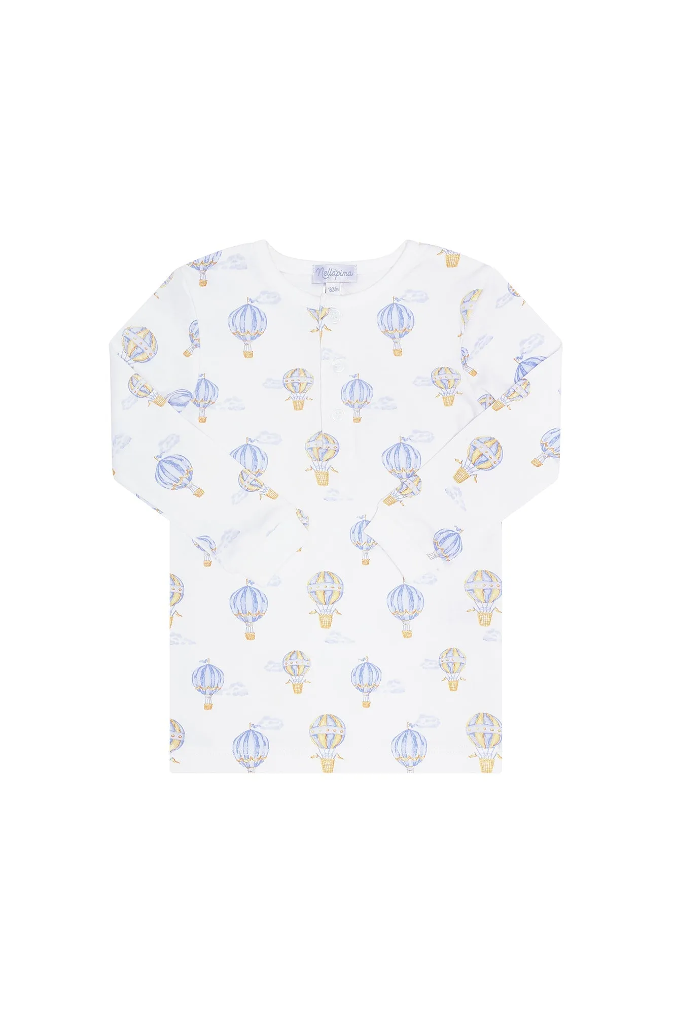 Blue Balloons Print Pajama