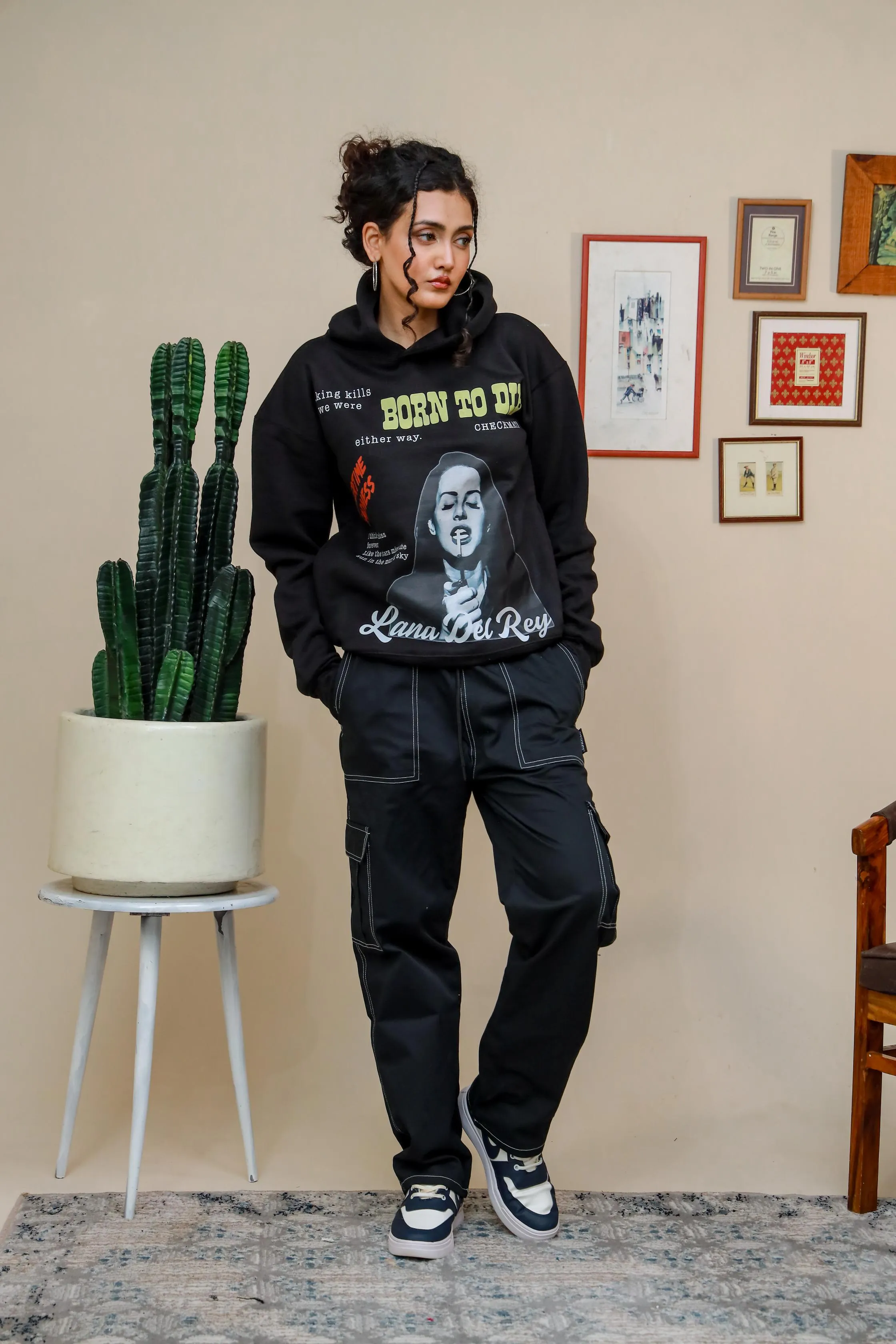 BORN TO DIE OVERSIZED HOODIE