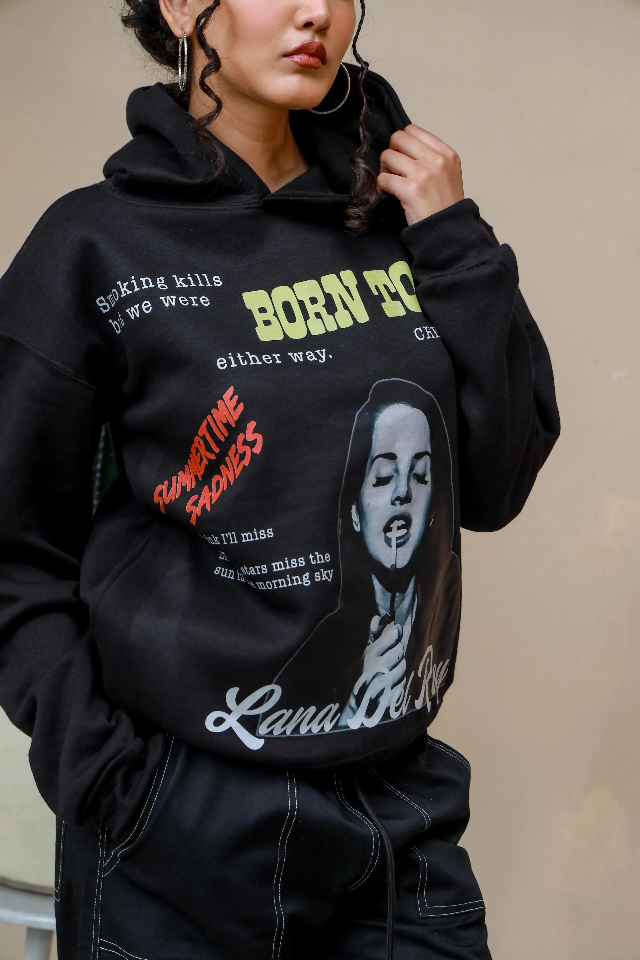 BORN TO DIE OVERSIZED HOODIE