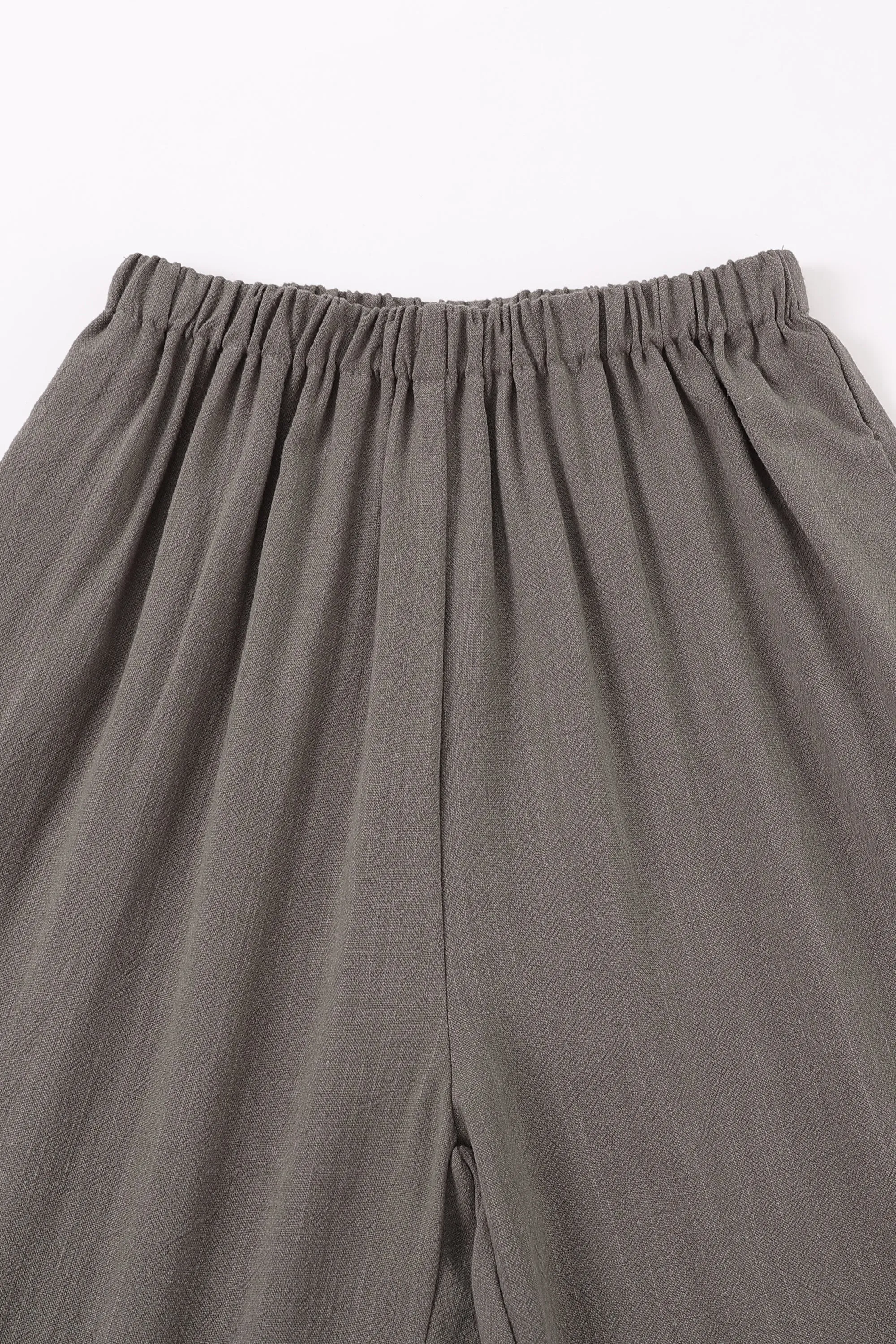 Brown Soft Linen Pants