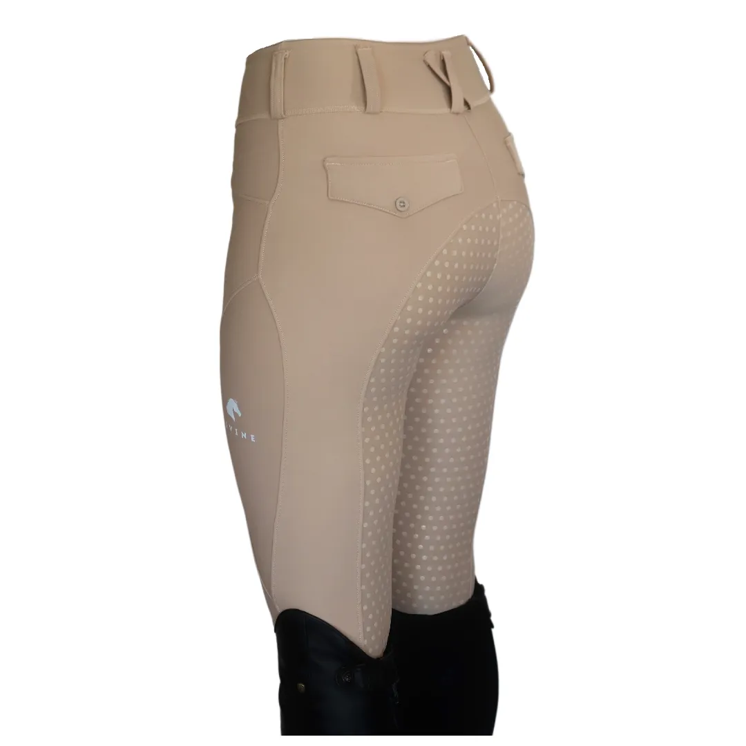 Comfort Grip Leggings - Beige