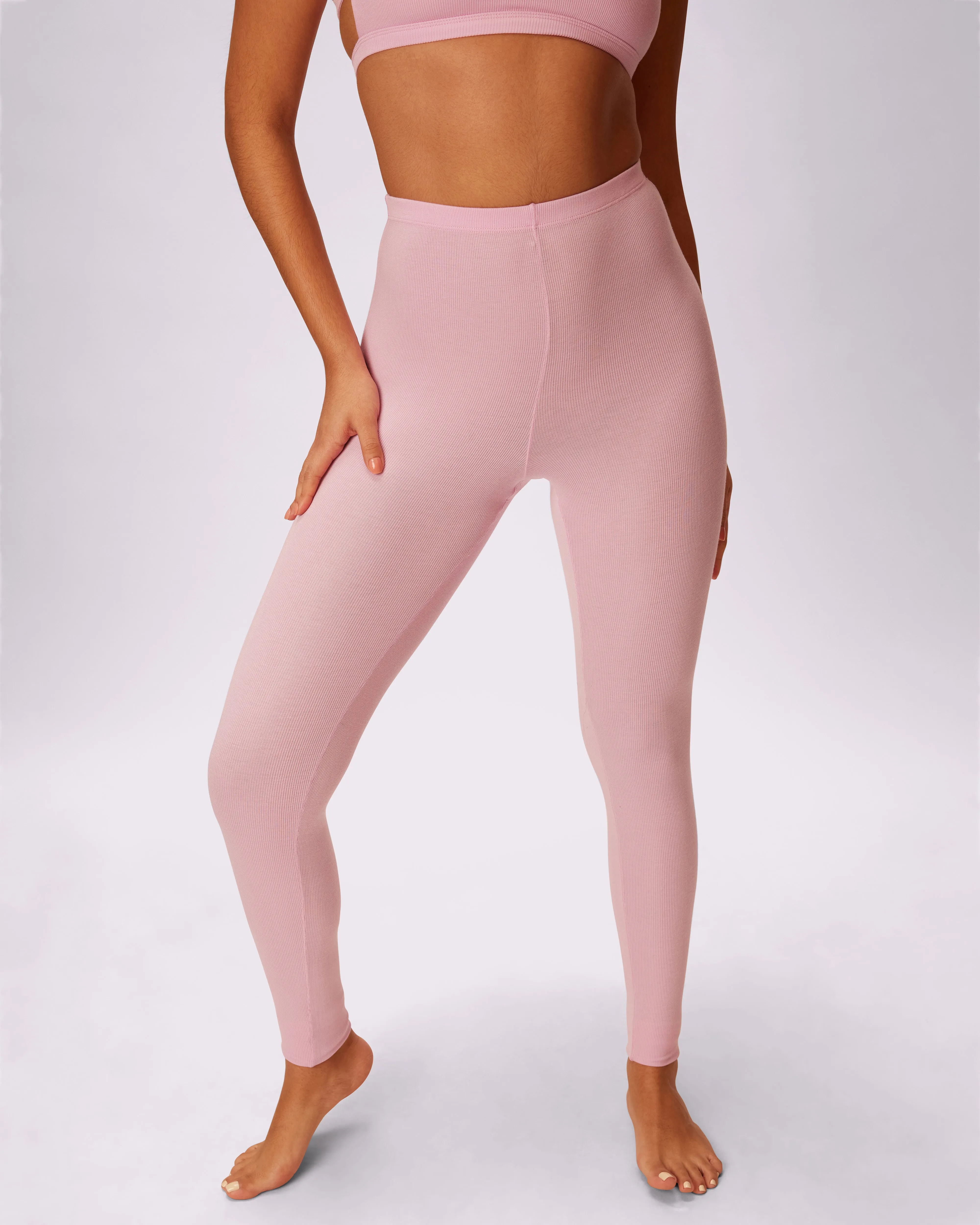 Comfort Rib Leggings | Lush Rib  | Archive (Cupid)