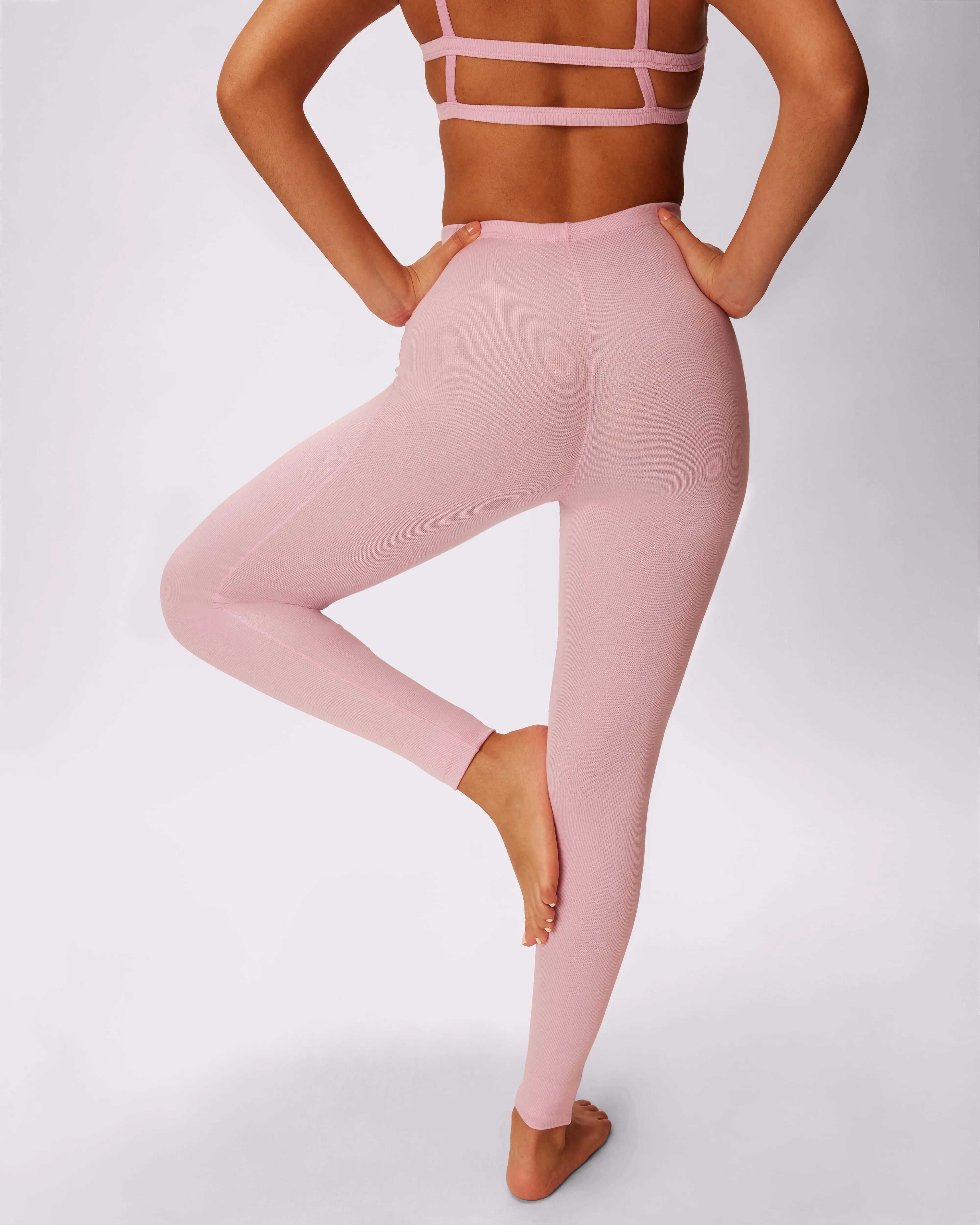 Comfort Rib Leggings | Lush Rib  | Archive (Cupid)