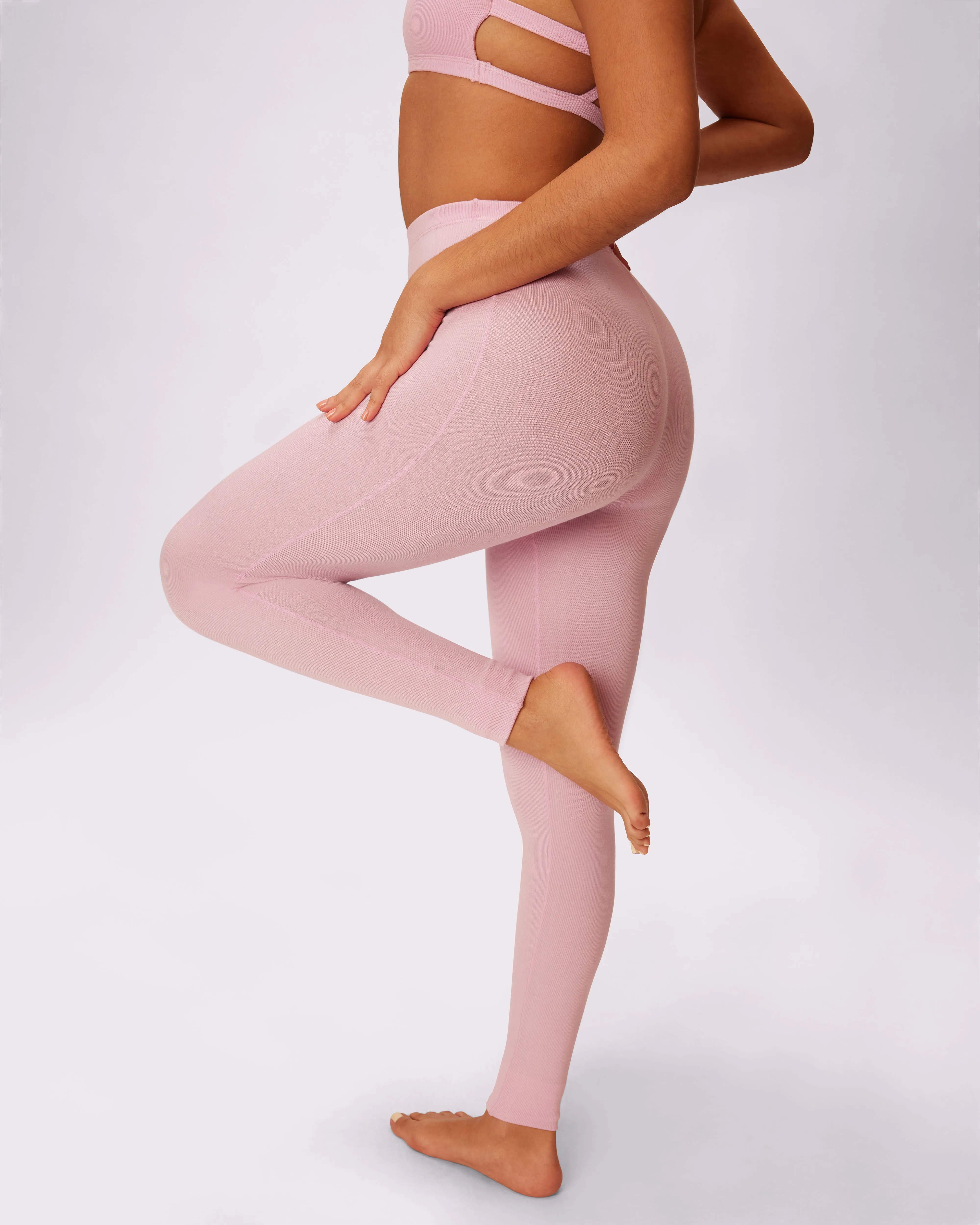 Comfort Rib Leggings | Lush Rib  | Archive (Cupid)