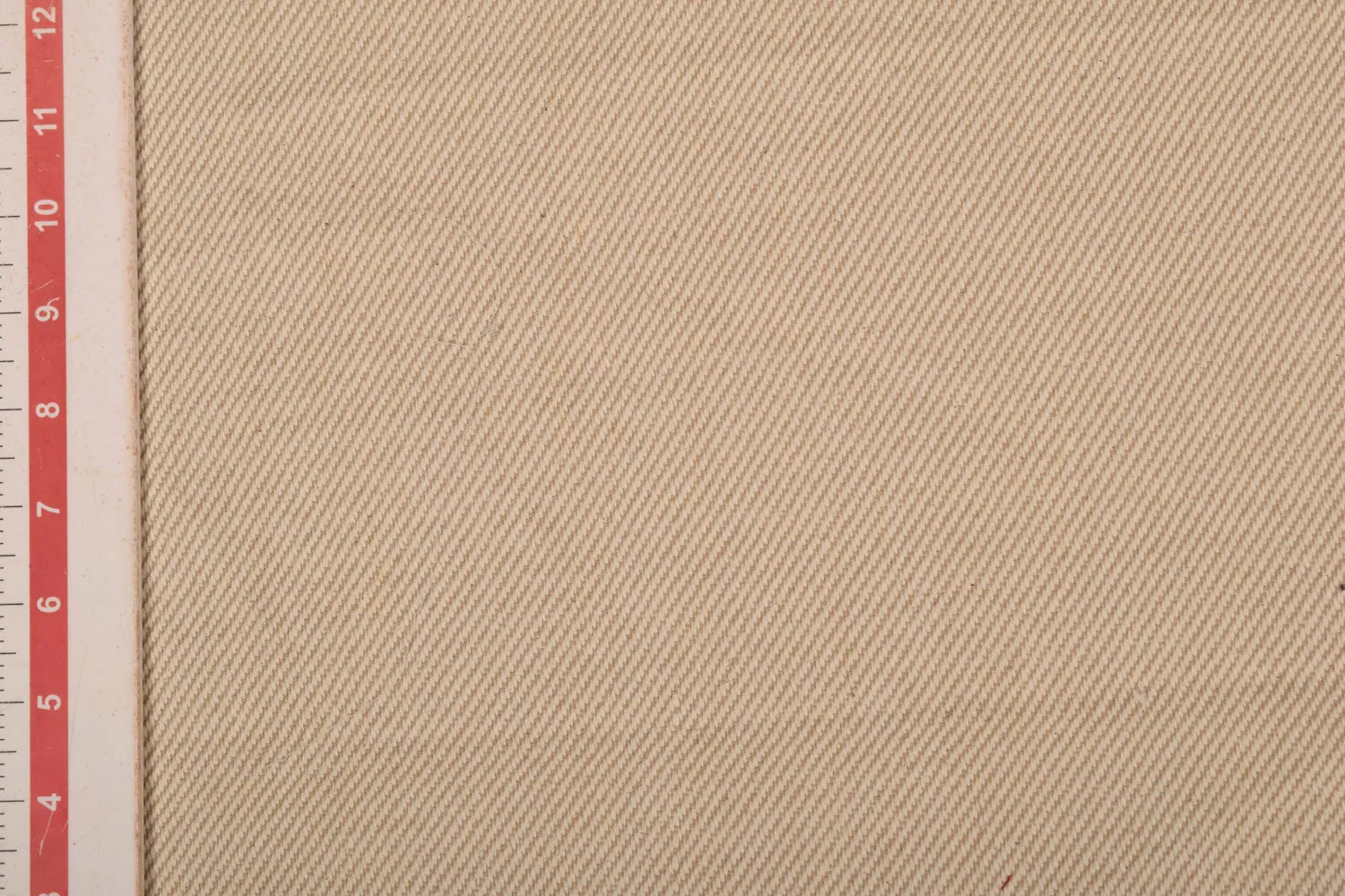 Dark Cream Chevron Heavy Cotton Twill Dobby Fabric