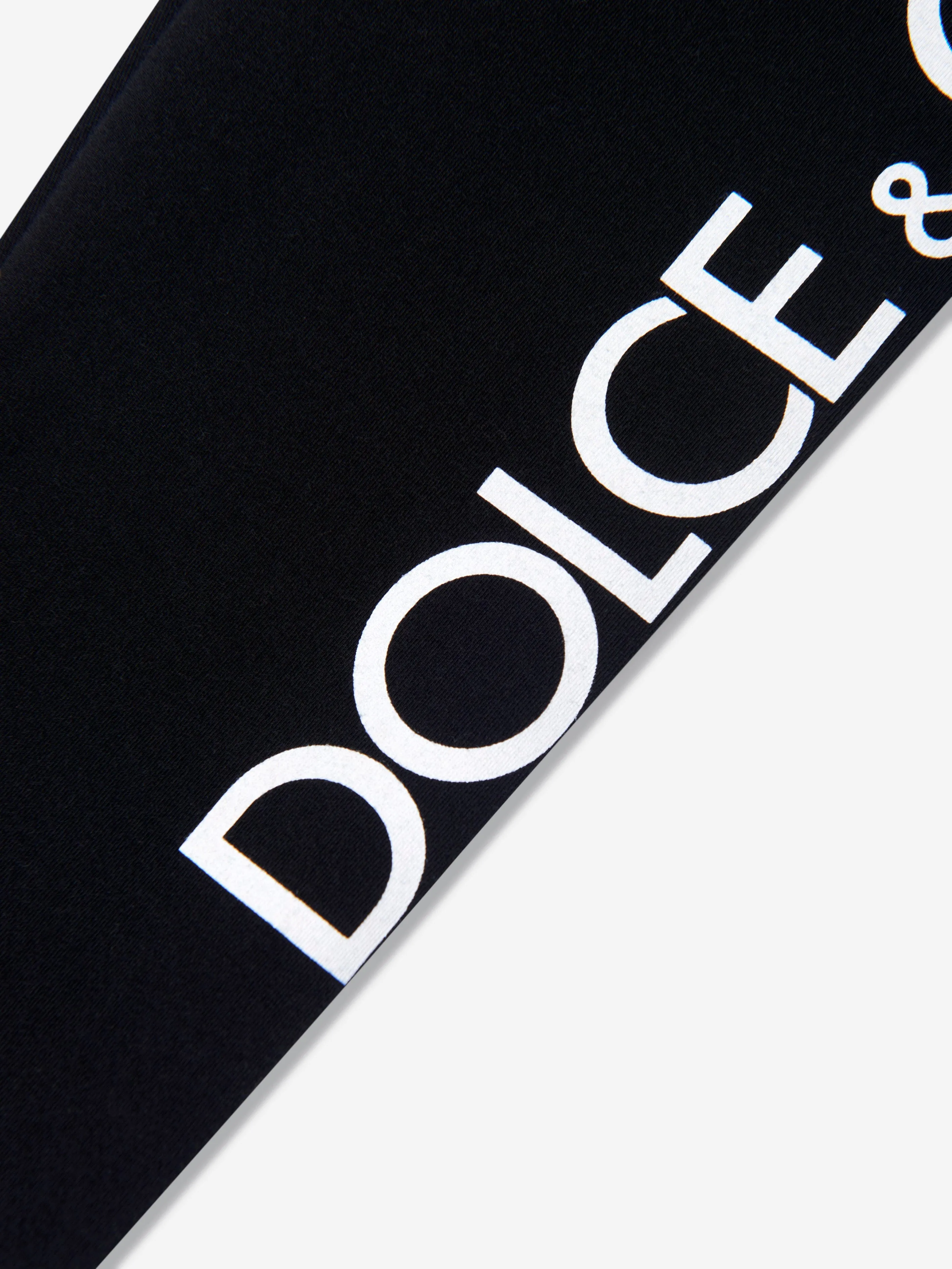 Dolce & Gabbana Girls Logo Leggings in Black