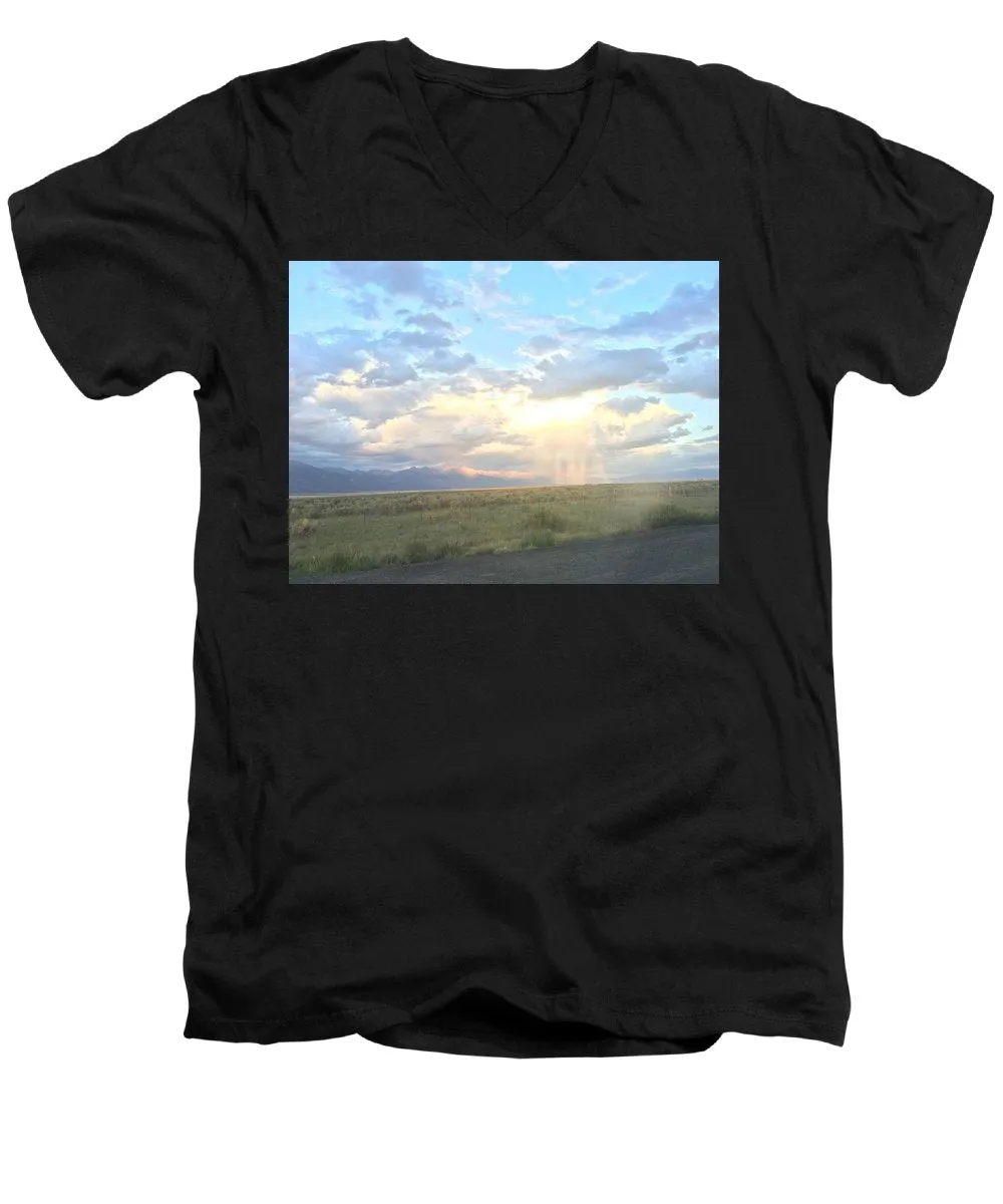 Far Away Rain - Men's V-Neck T-Shirt