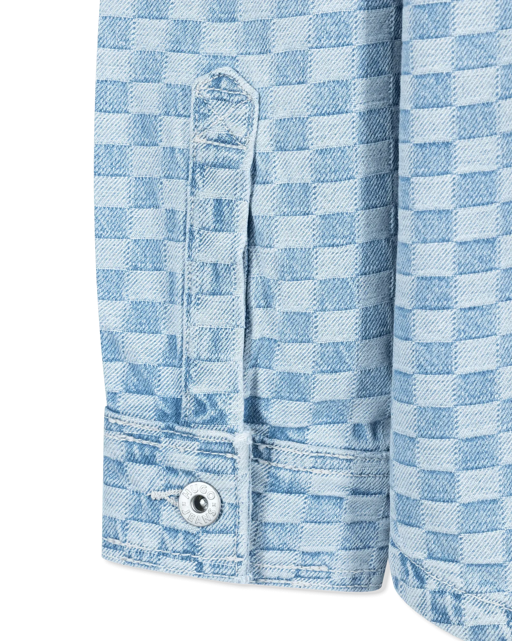 Garesa-B Checkered Denim Jacket