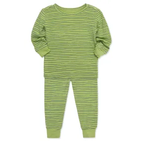 Green Blue Bamboo Pajama Set (Baby)