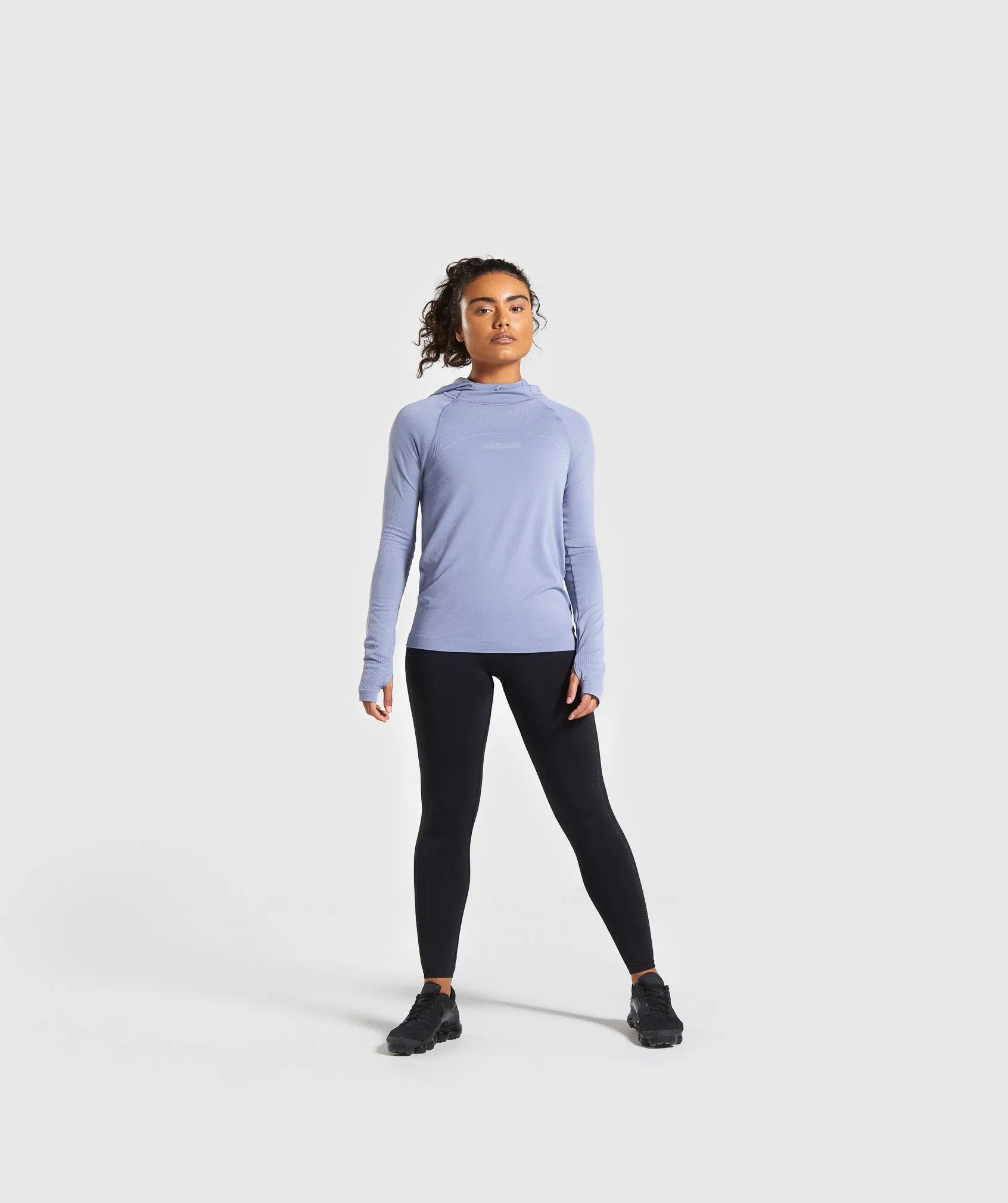 Gymshark Breeze Lightweight Seamless Hoodie - Blue