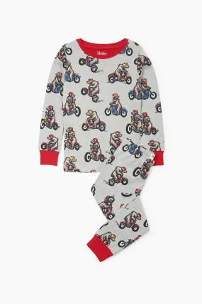 Hatley Biking Bears Kids Pajama Set