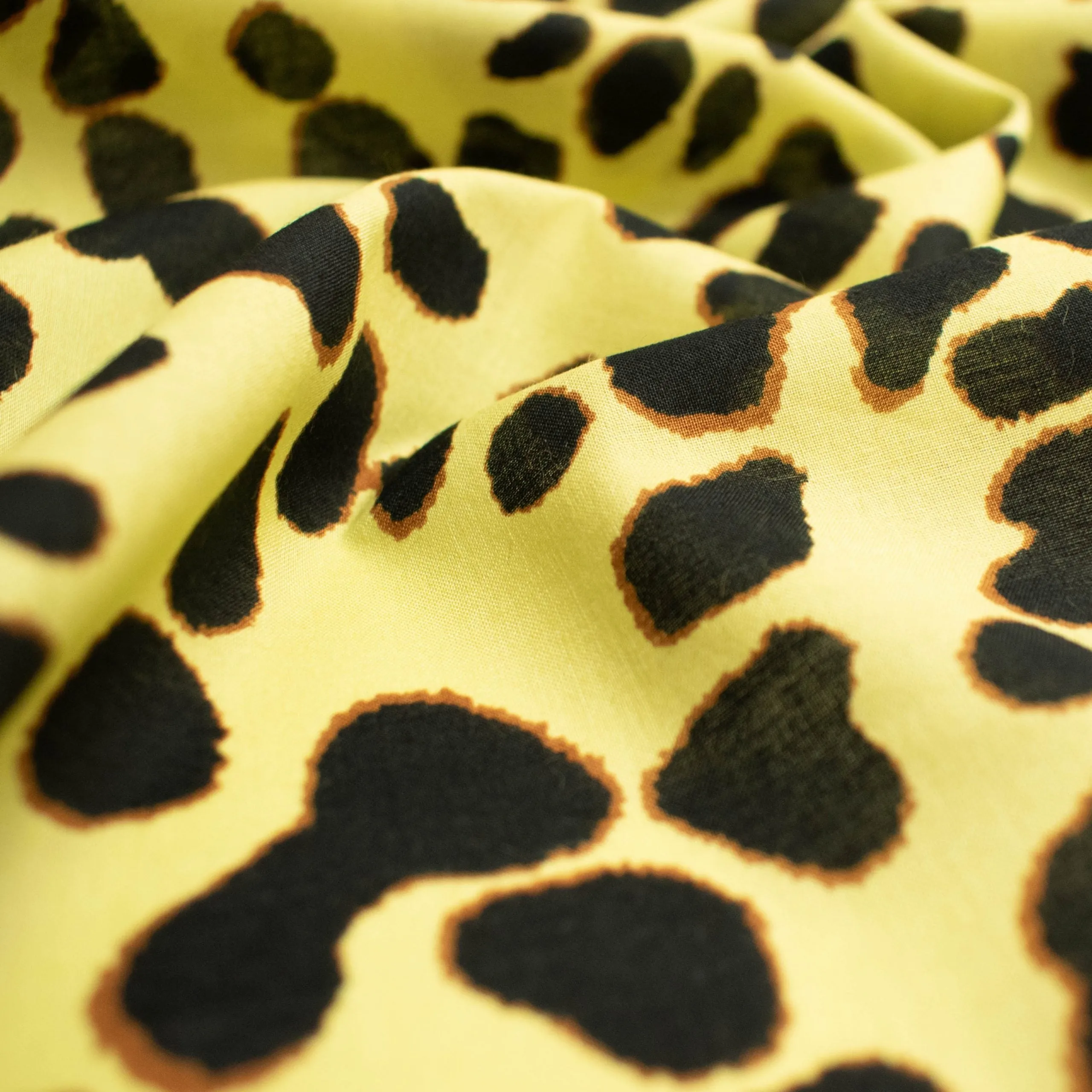 Japanese Pure Cotton Lawn Leopard Prints Design-122