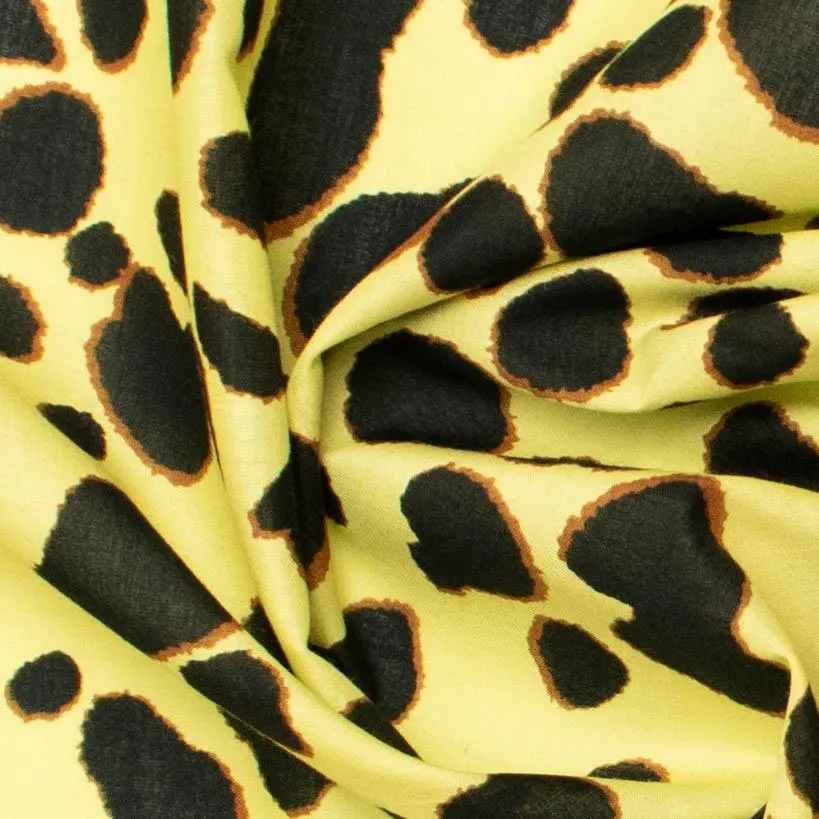 Japanese Pure Cotton Lawn Leopard Prints Design-122