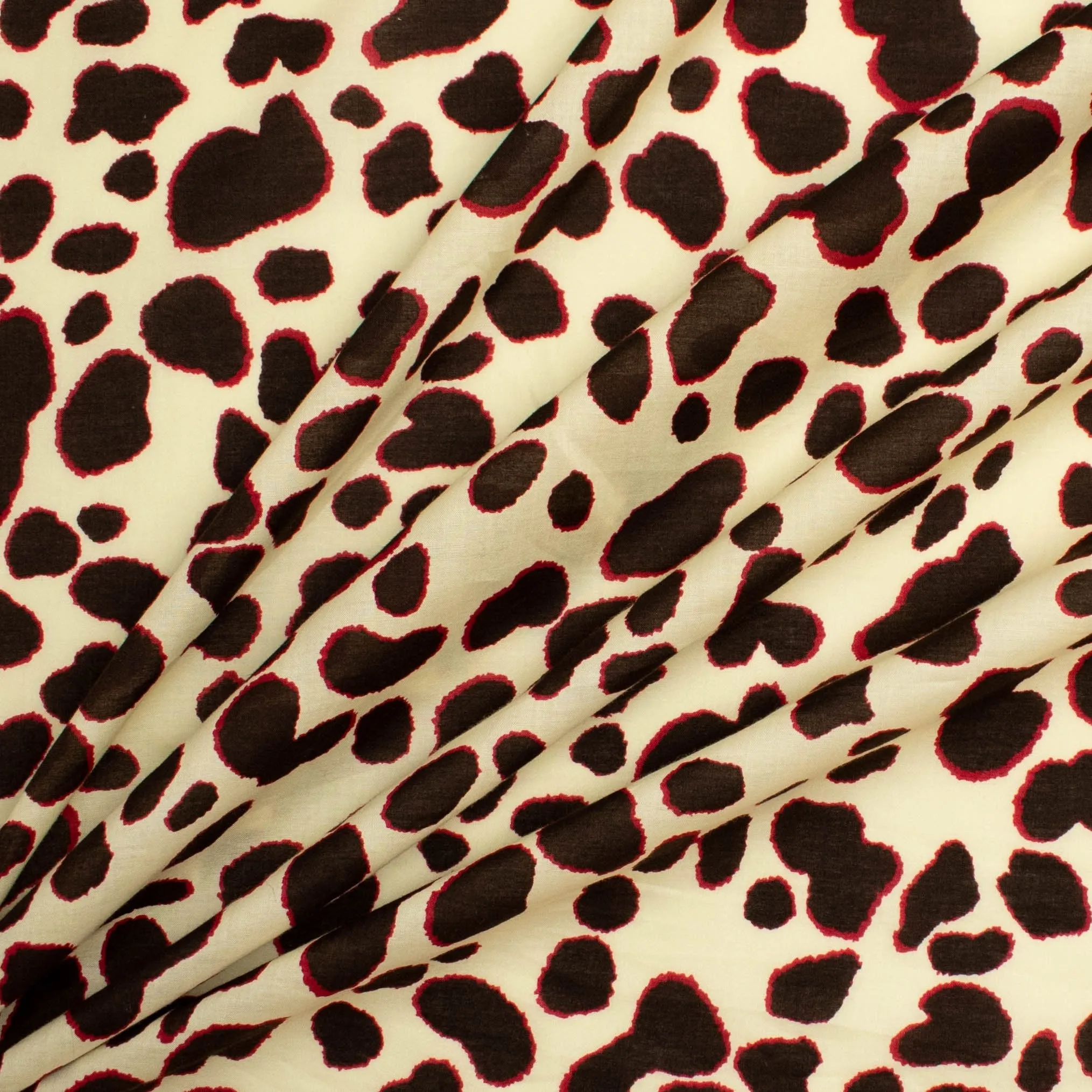 Japanese Pure Cotton Lawn Leopard Prints Design-123