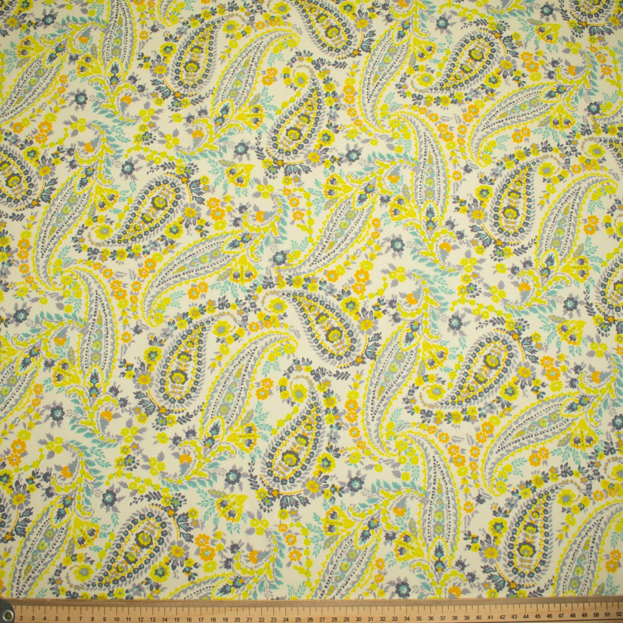 Japanese Pure Cotton Lawn Paisley Prints Design-54