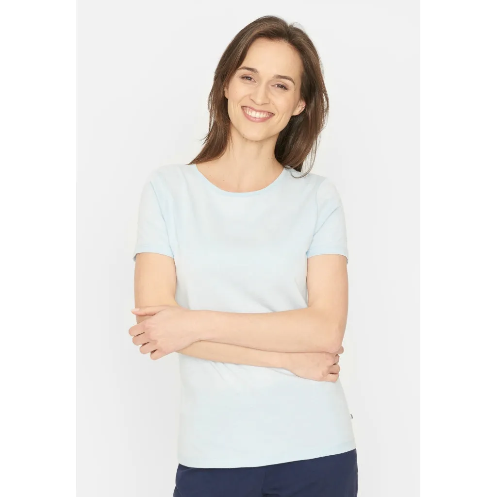 Jenna Short Sleeve T-shirt - Blue Pastel