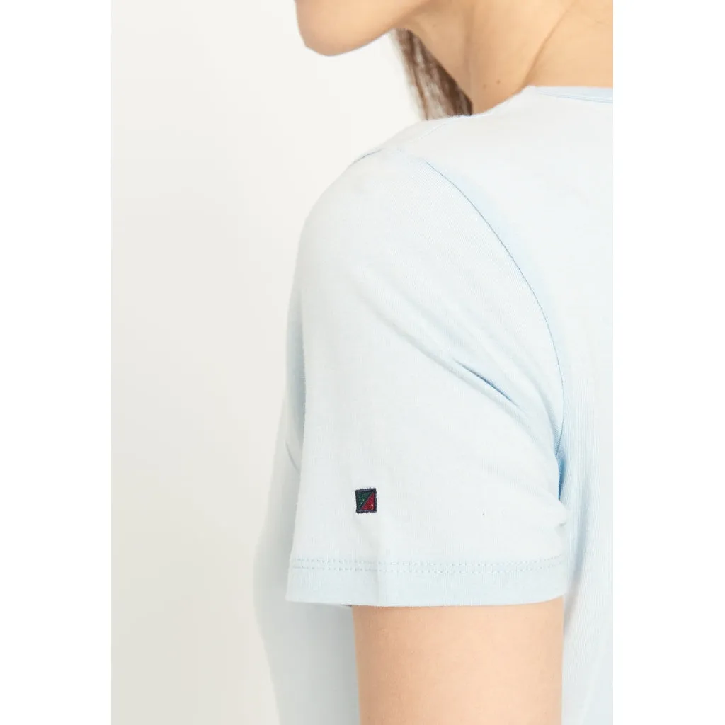 Jenna Short Sleeve T-shirt - Blue Pastel