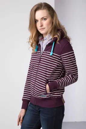 Ladies Etton Full Zip Hooped Hoody