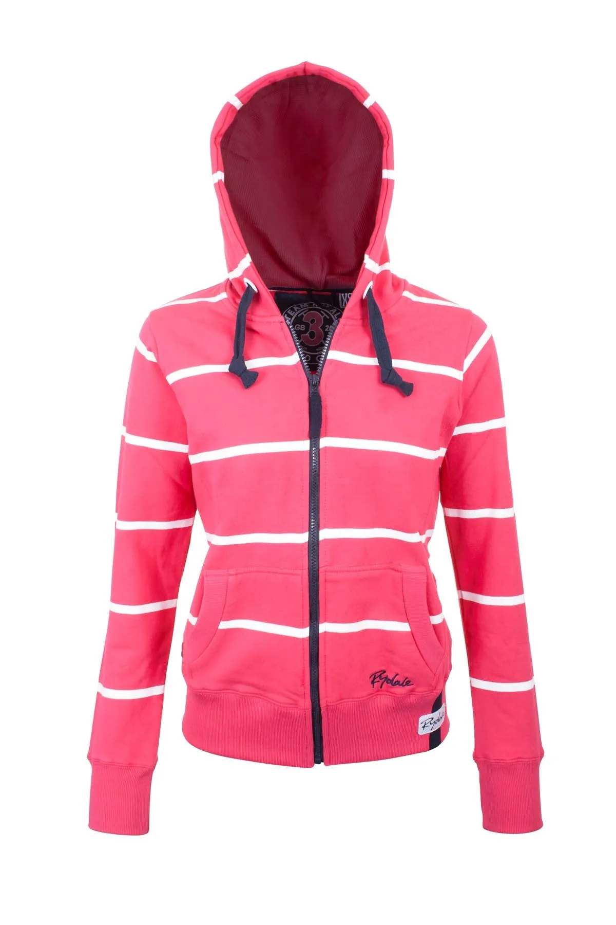 Ladies Full Zip Hooped Hoody