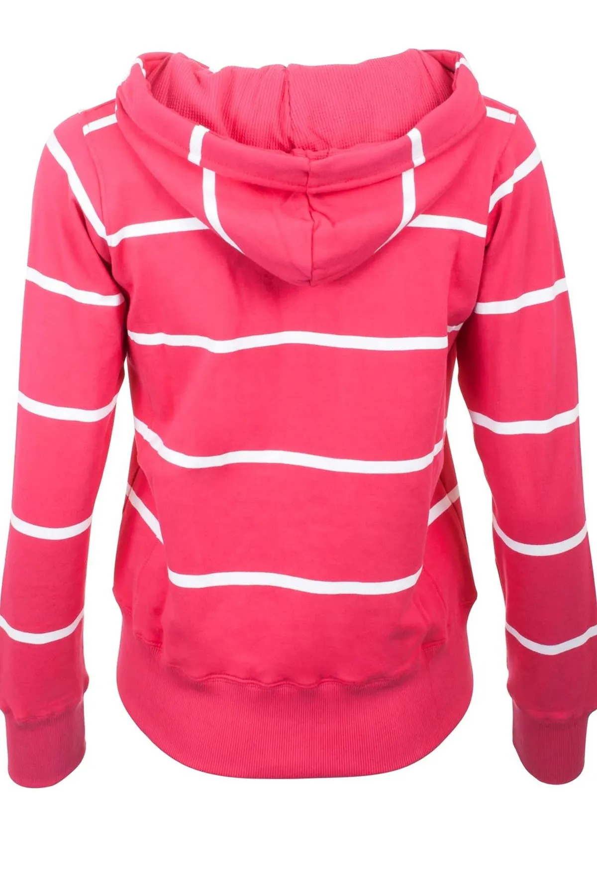 Ladies Full Zip Hooped Hoody