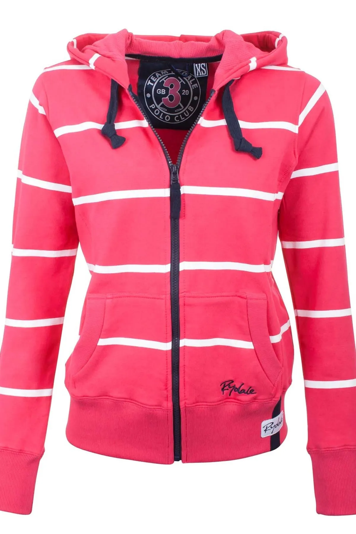 Ladies Full Zip Hooped Hoody