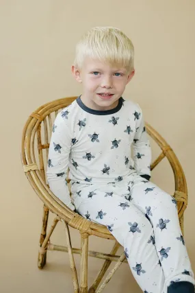 Long Sleeve 2 Piece PJ Set - Batty for Bedtime