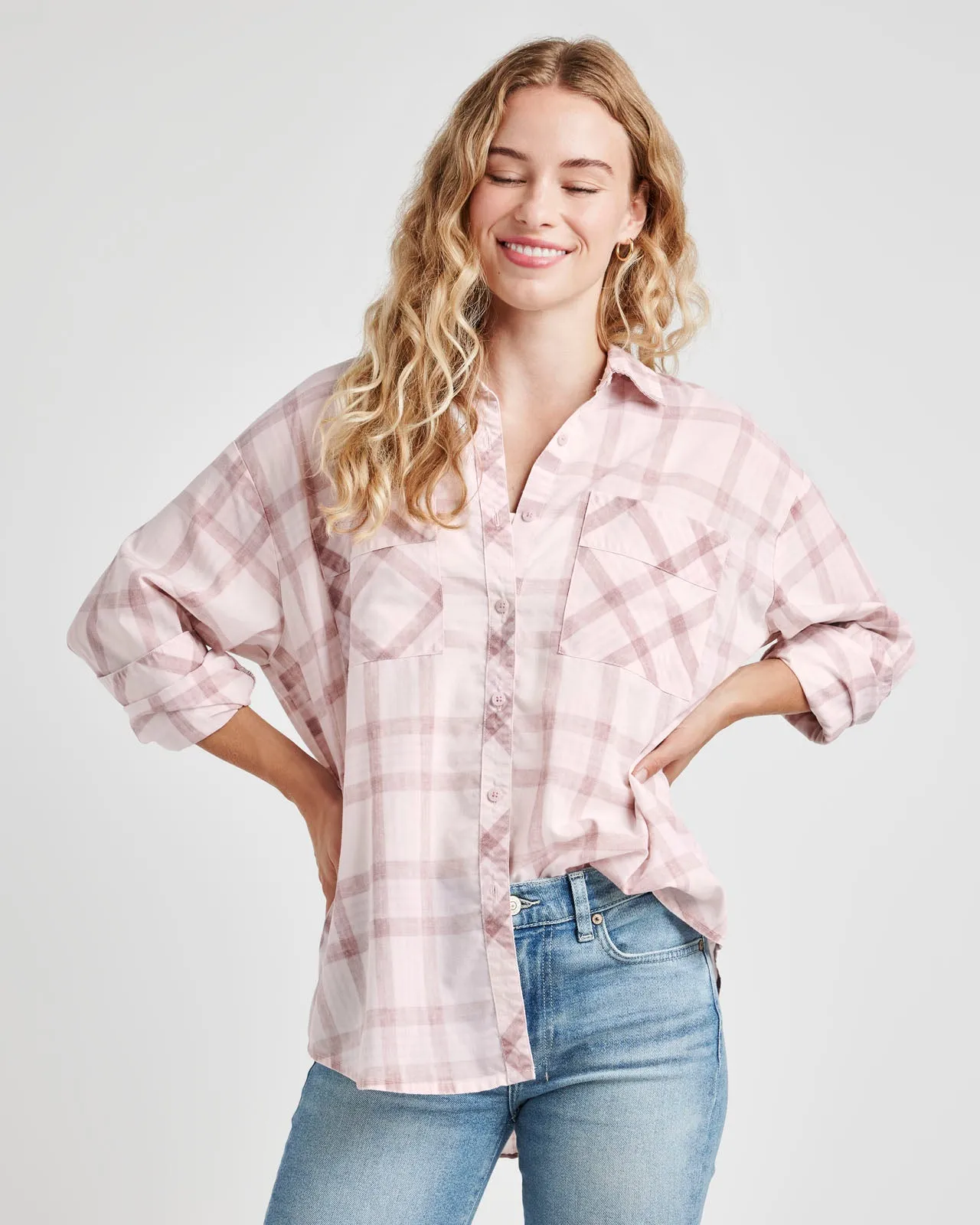 Macie Plaid Button Down