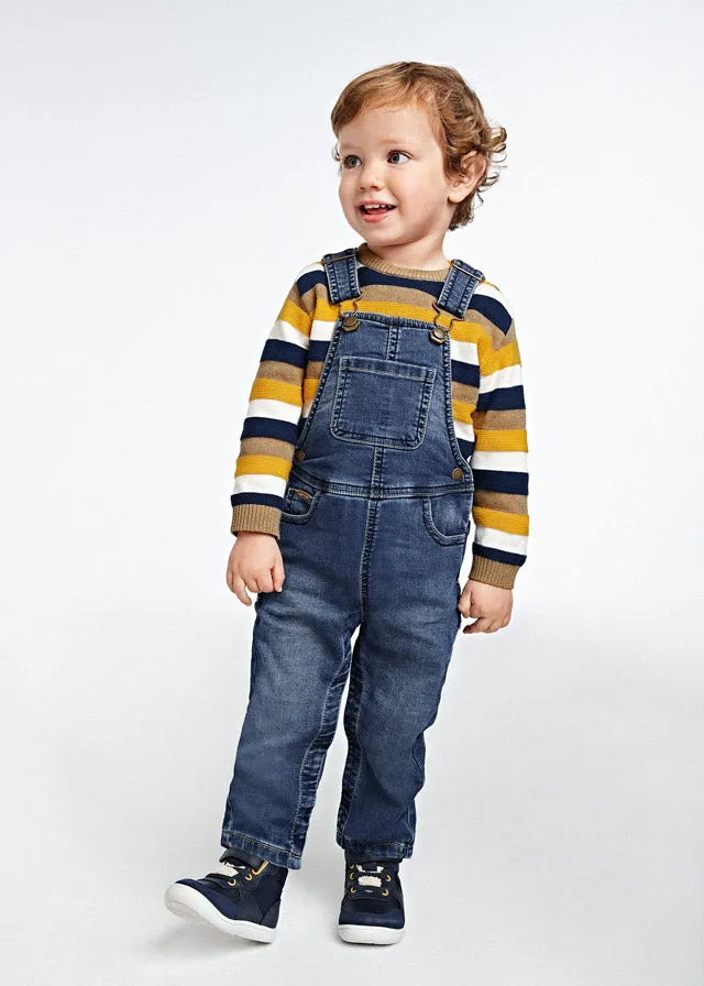 Medium Soft denim overalls