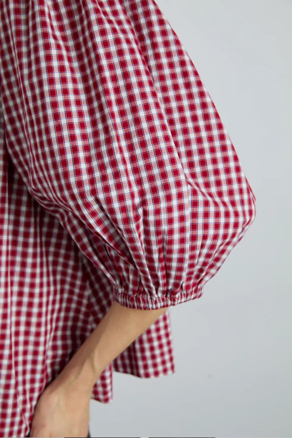 Mila Blouse Cherry Gingham