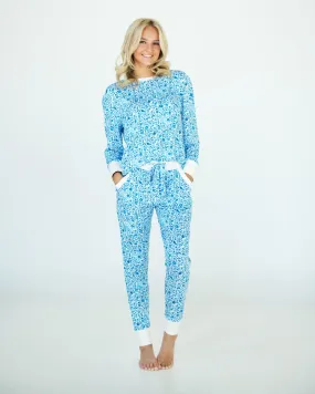 Must be Bamboo Pajamas - Blue Floral