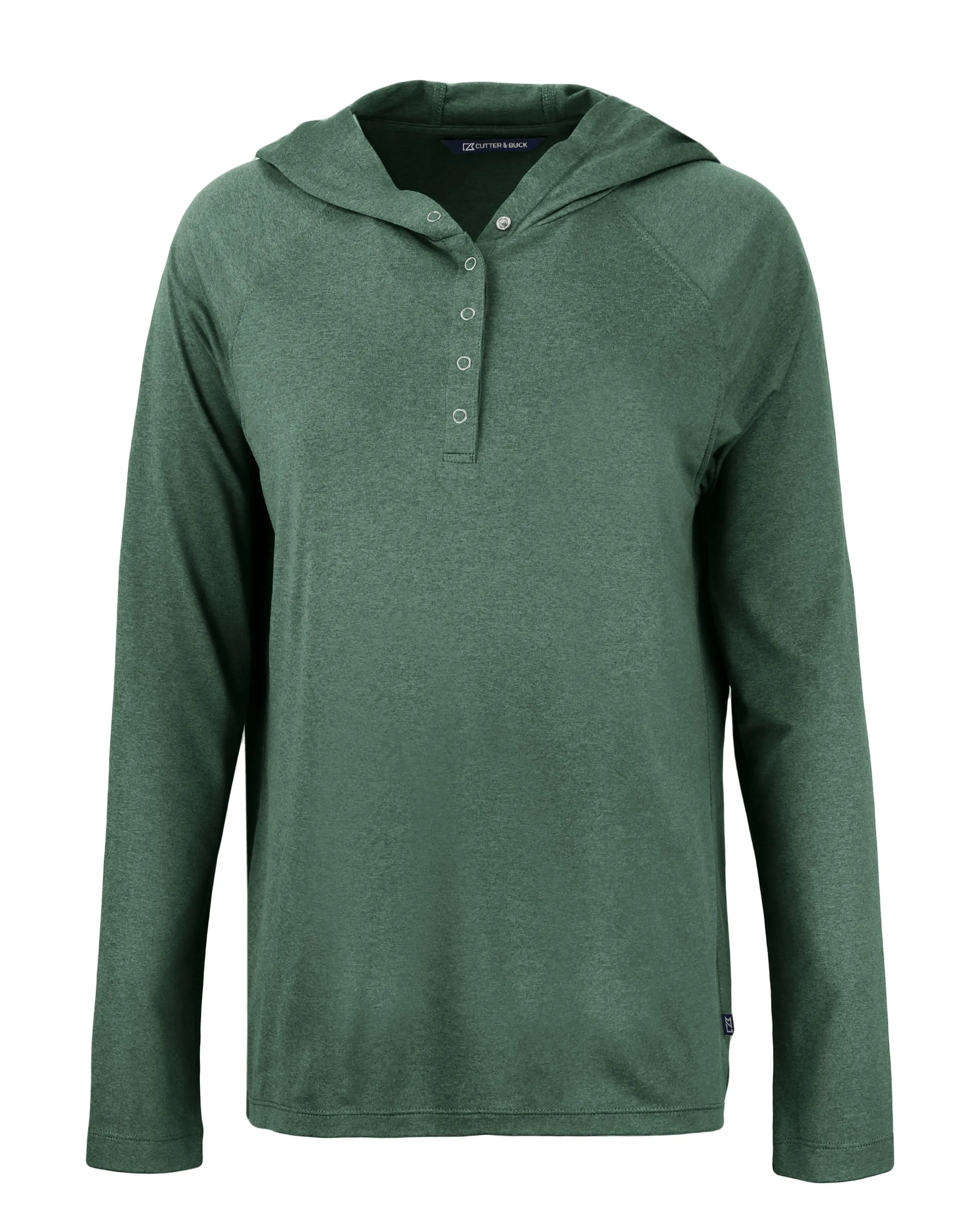 OUTLET-Cutter & Buck Coastline Epic Comfort Eco Recycled Ladies Hooded Shirt