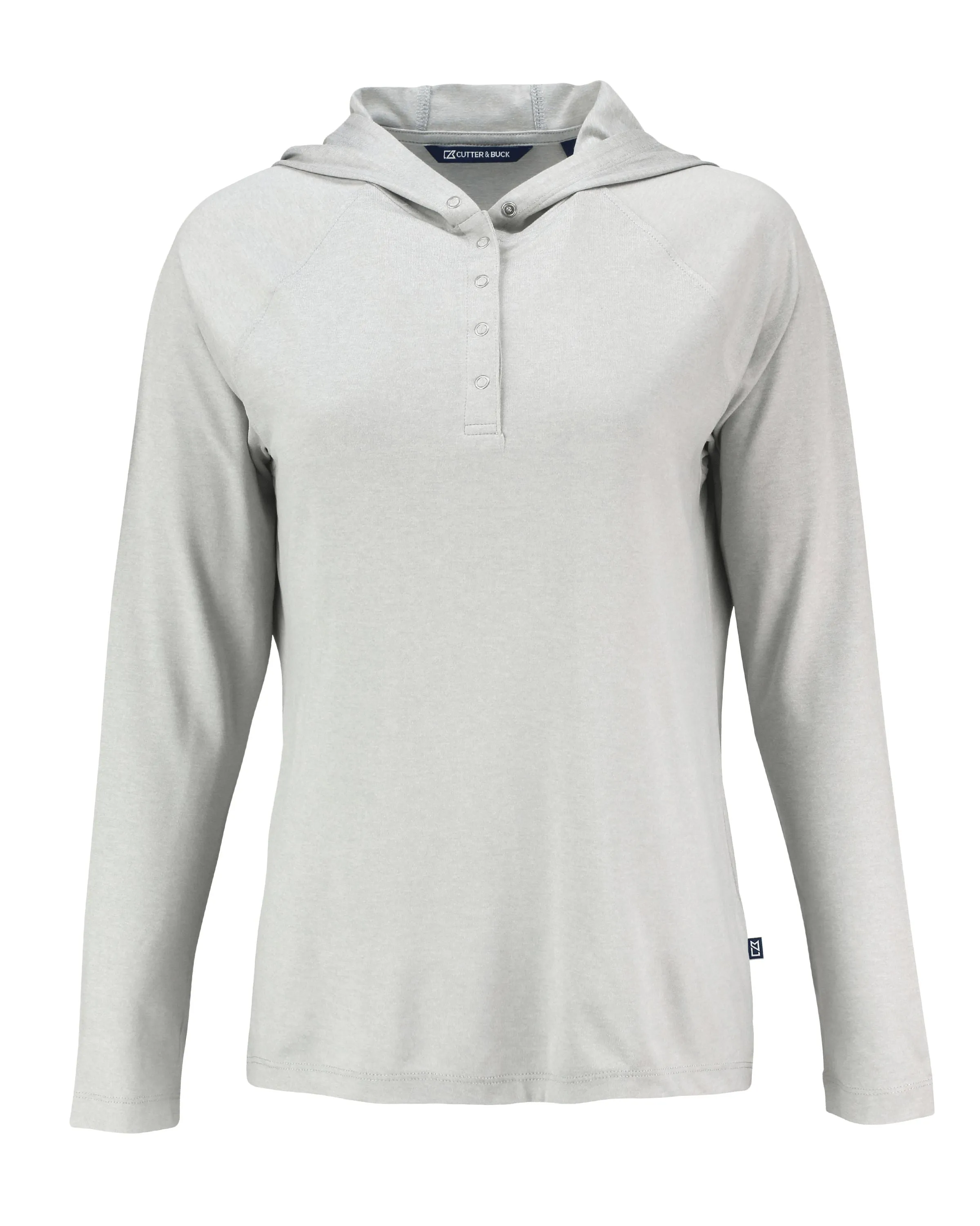 OUTLET-Cutter & Buck Coastline Epic Comfort Eco Recycled Ladies Hooded Shirt