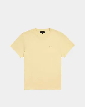 Pastel Yellow Logo T-shirt