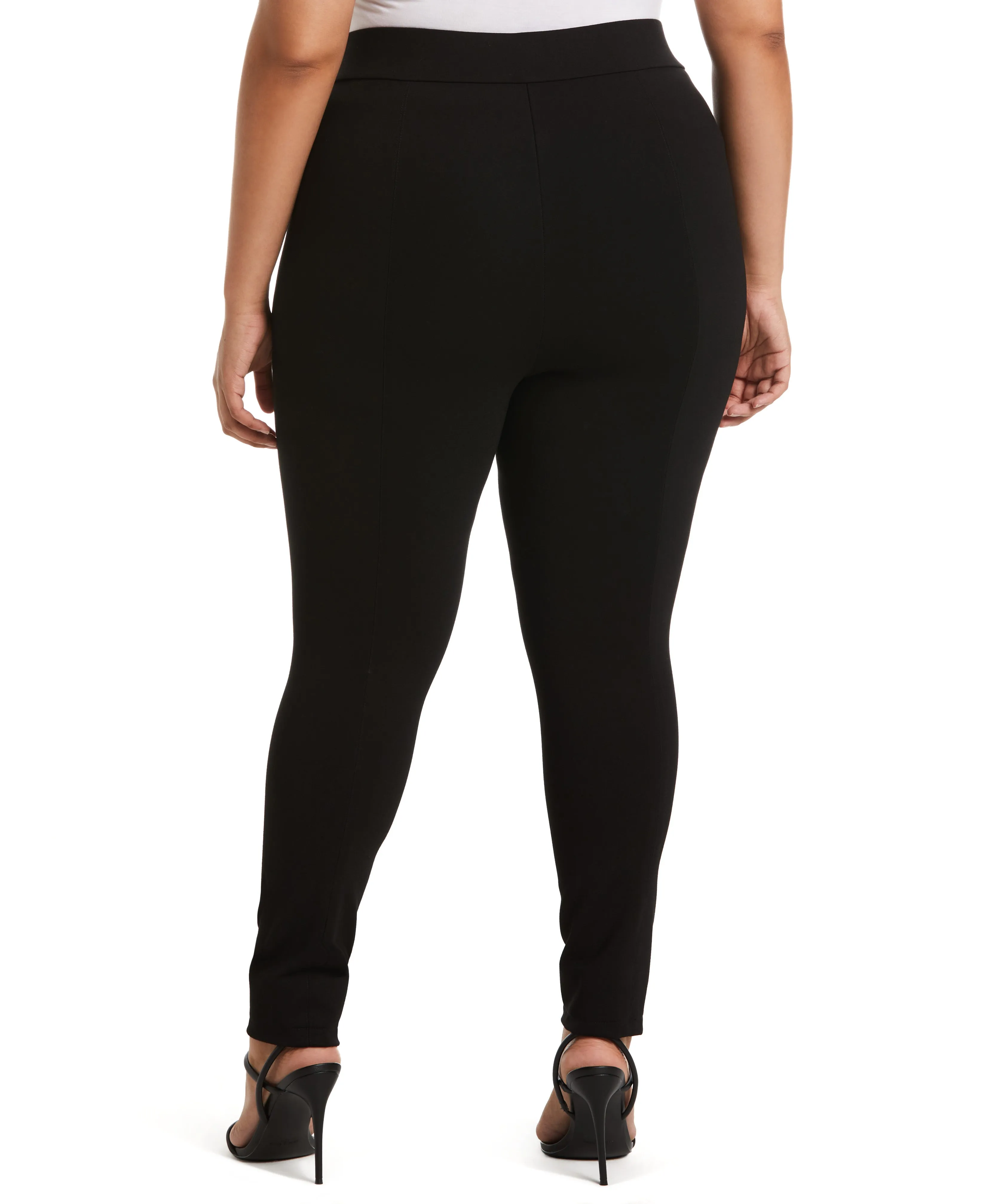 Plus Size Comfort Fit Seamed Back Legging