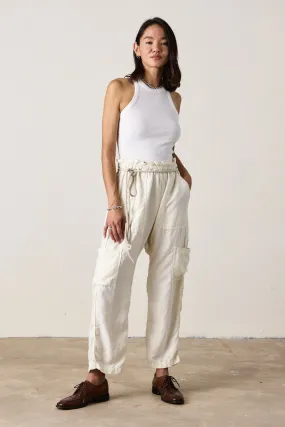 SHAILEY PANT / SOFT WHITE