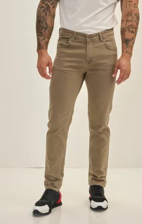 Super Soft 5-pocket Style Pants - Stone