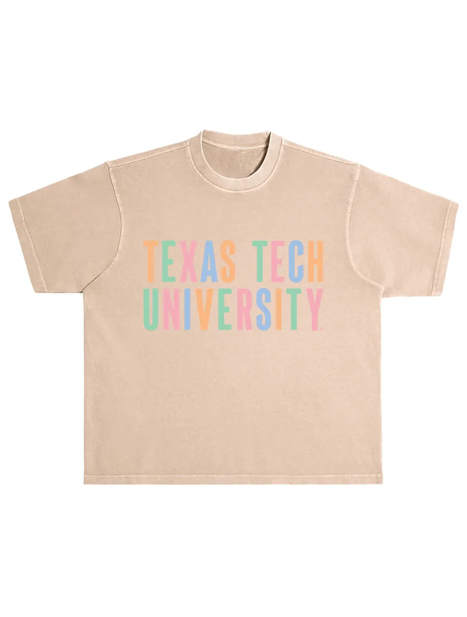 Texas Tech Red Raiders "El Pastel Stacked" T-Shirt