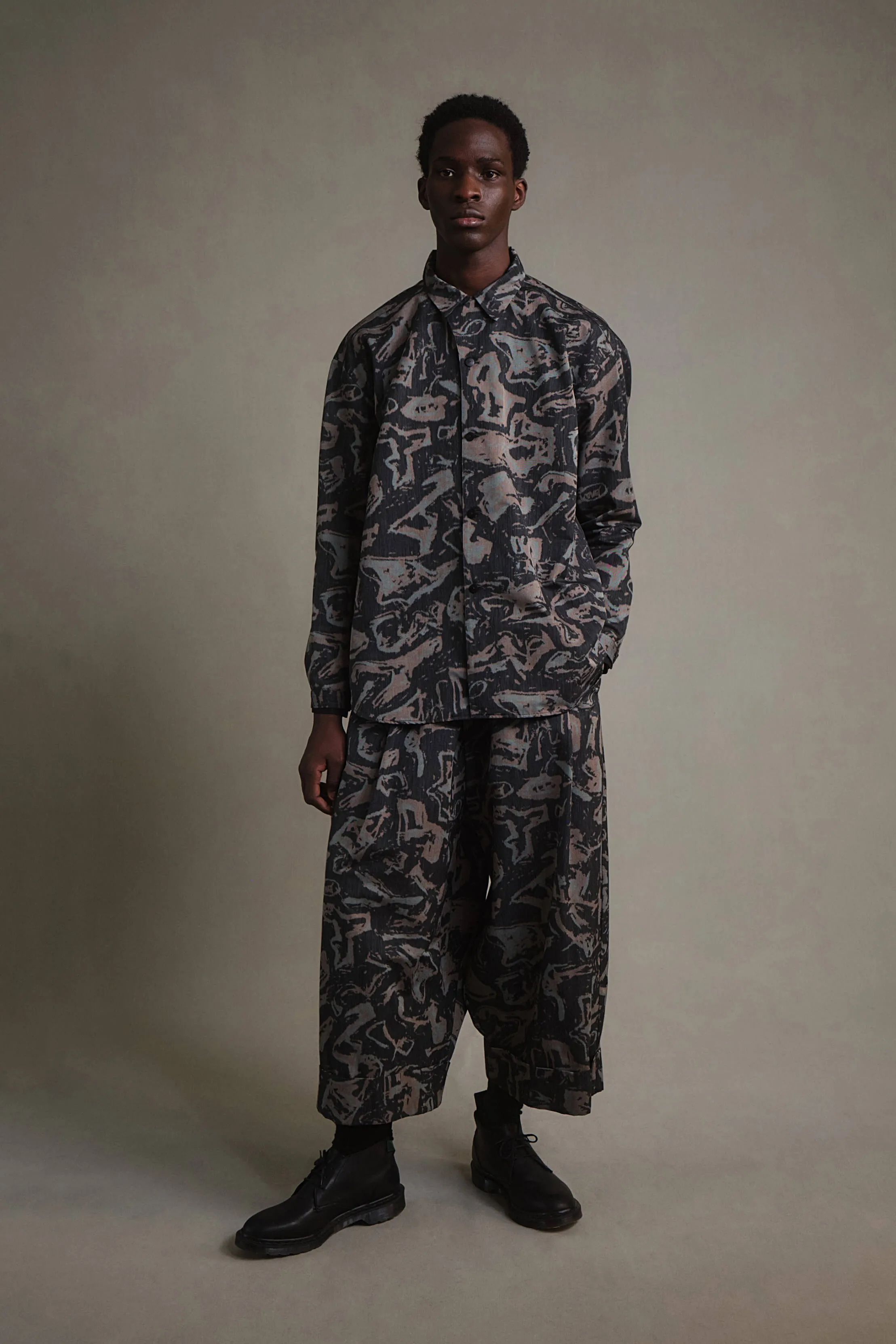 THE SCOUT SHIRT / OIL PASTEL CAMO