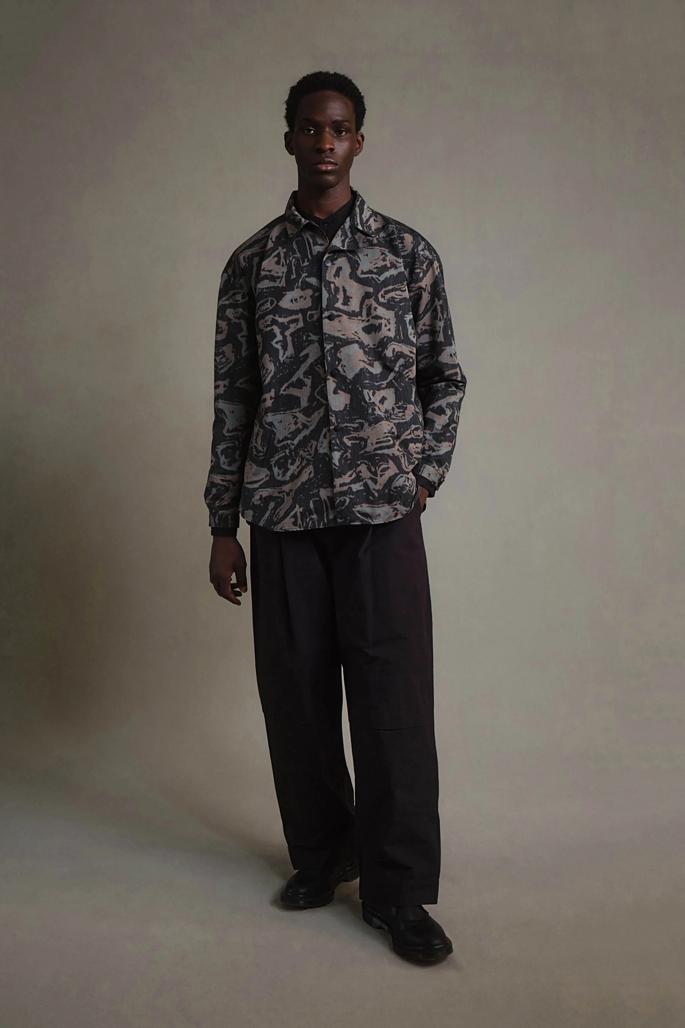 THE SCOUT SHIRT / OIL PASTEL CAMO