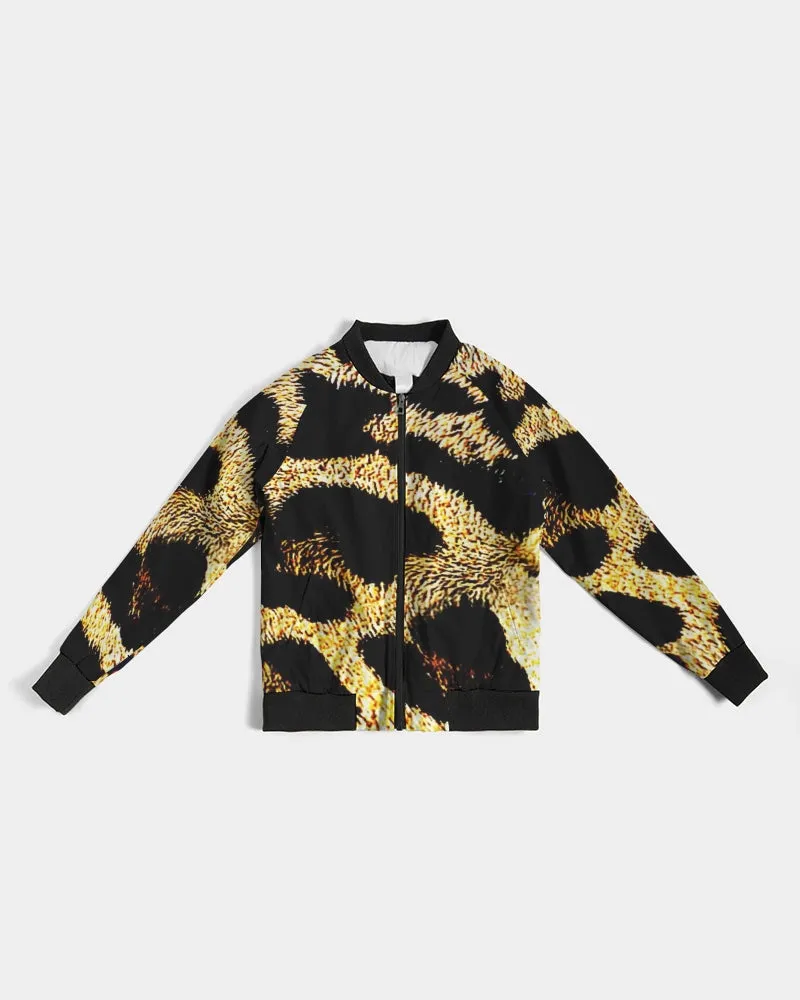 TRP Leopard Print 01  Ladies Designer Bomber Jacket